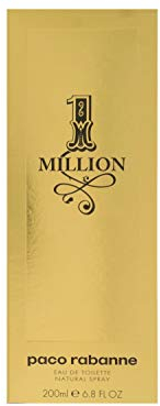 Paco Rabanne One Million homme/ men, Eau de Toilette, Natural Spray, 1er Pack (1 x 200 ml), die Verpackung kann variieren