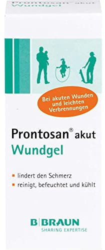 Prontosan akut Wundgel I Reinigung, Befeuchtung und Kühlung von oberflächlichen Wunden und Verbrennungen I 30g Tube