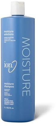 ion Moisture Shampoo, Vegan, Sulfate Free, Paraben Free, Hydrating, Moisturizing, Reduces Breakage