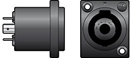 Neutrik NL4MP schwarz