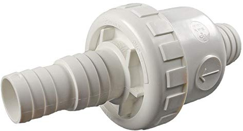 Rückschlagventil für Pool - Schwimmbad mit 38 mm Schlauchanschluss - optimal für Sandfilter | Optimal für Sandfilter, Schwimmbad