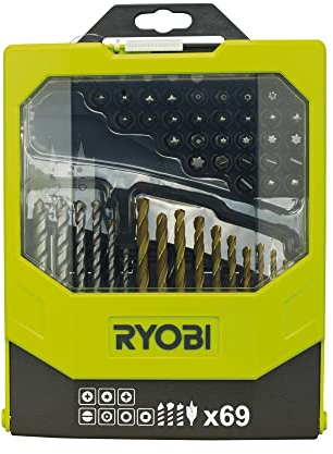 Ryobi RAK46MIX Coffret de 46 forets et forets mixtes, RAK69MIX
