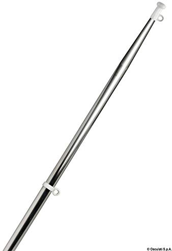 Osculati VA-Stahl Flaggenstock Kegelschnitt ohne Halter40cm