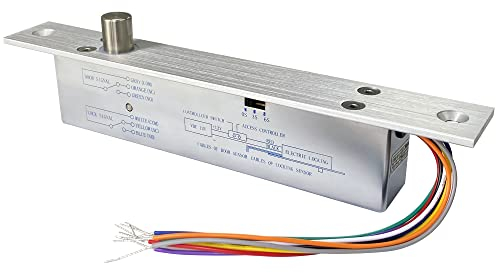 UHPPOTE Fail-Secure Deadbolt Electric Drop Bolt Lock 12VDC for Narrow Door