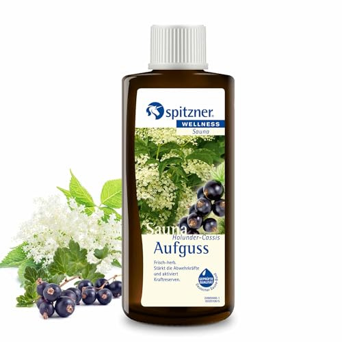 SPITZNER Saunaaufguss Holunder Cassis Wellness 190 ml
