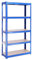 Scaffale per Garage – Scaffalatura – 150cm x 75cm x 30cm – Blu – 5 Ripiani (175Kg a ripiano) – Capacità di carico 875Kg – 5 Anni di Garanzia