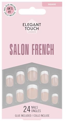 Elegant Touch French Nails 126