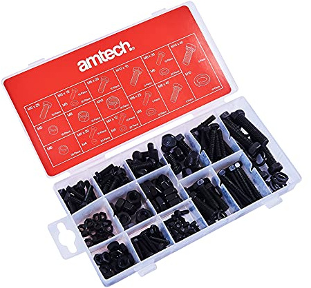 Am-Tech Schrauben- und Muttern-Set, 240-teilig