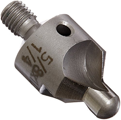 Drill America 5/8-#21 High Speed Steel Threaded Shank Stop Countersink, TSC Series