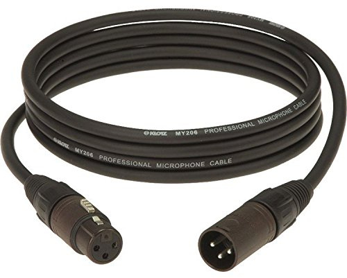 Klotz Mikrofonkabel 10m mit Neutrik CompoundStecker, unzerbrechlich