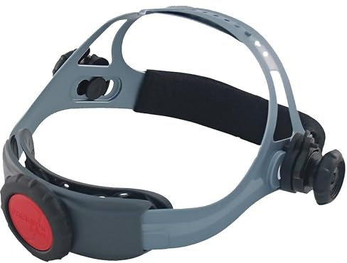 Jackson Safety 370 Speed Dial Replacement Ratcheting Headgear for Welding Helmets - Oversized Adjuster, Adjustable Sliders, Hood Locks Up/Down, Rear Swivel Headband, Washable Sweatband - Made in USA