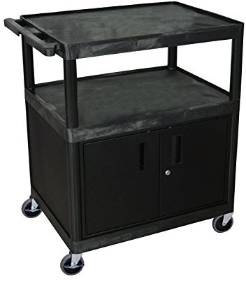 LUXOR HE40C-B Large Coffee Cart - Cabinet