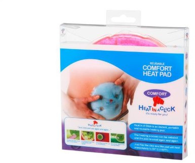 Heat in a Click Gel-Pad für Muskel- und Kalttherapie, tragbar, wiederverwendbar, magische sofortige Wärme (Verpackung und Farben können variieren)