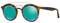 Ray-Ban Unisex Gatsby I Sonnenbrille, Mehrfarbig (Gestell: Havana, Gläser: grün verspiegelt grün 60923R), Medium (Herstellergröße: 49)