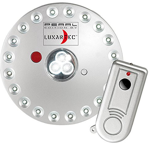Lunartec Lampe mit Fernbedienung: Rundleuchte mit 20+3 LEDs, inklusive Fernbedienung (LED Lampe mit Batterie, Leuchte mit, Zelt)