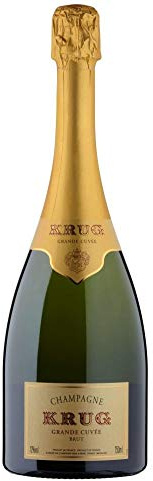 Krug Grand Cuvee Champagne with 2 Riedel Glasses in Luxury Gift Set NV 75 cl