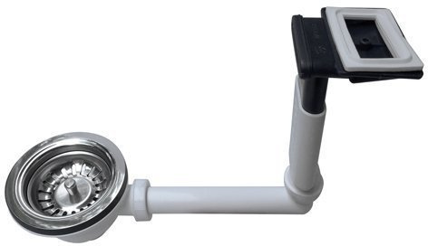 Franke Kitchen Systems Ab- und Überlaufgarnitur mit Stopfen für Einbauspüle EFX 614-78 / Ersatzteil Spüle/Ablaufgarnitur/Stopfenventil