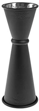 The Bars, Misurino Cocktail, Acciaio Inox, Nero, ml 30/60, Made in Italy