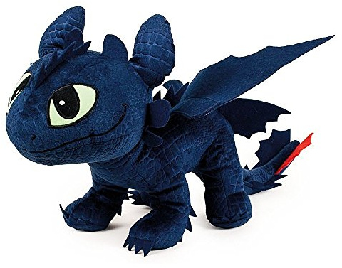 Drachenzähmen leicht gemacht - Dragons - Plüsch Figur Kuscheltier Drachen Ohnezahn Toothless 40x12x32 cm
