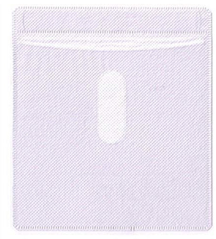 100 CD doppia in plastica, colore: Bianco