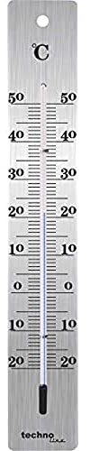 techno line WA 3020 Thermomètre pour Intérieur/Extérieur Métal