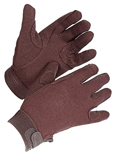 Shires Newbury Adults Cotton Gloves - Navy Blue