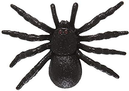W WIDMANN MILANO Party Fashion - Haarspange Halloween Tier | Schwarzer Glitter Haarclip für Hexenkostüm, Horror Events, Karneval und Mottoparty
