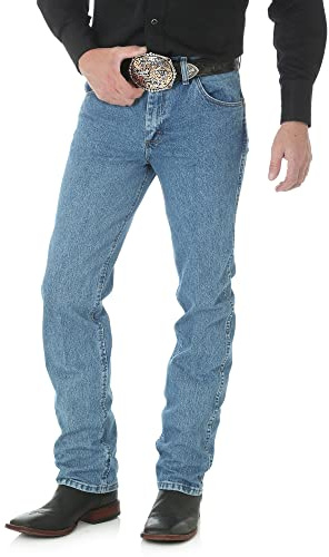 Wrangler Premium Performance Cowboy Cut Slim Fit Jean, Stonewashed, 36W x 36L