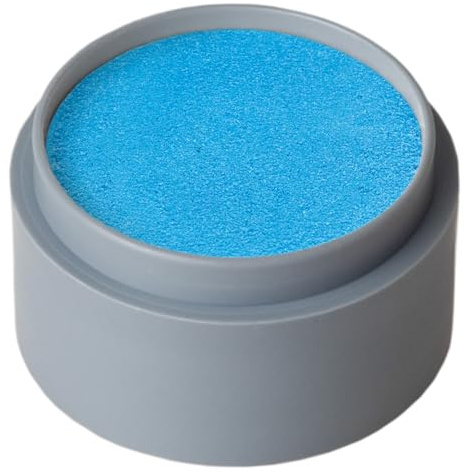 Grimas Water Make-up Pearl, 15ml, kornblumenblau, glänzende Wasserschminke für Gesicht und Körper, trocknet schnell, starke deckkraft, sehr verträglich