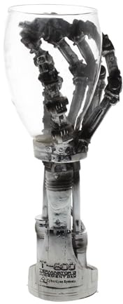 Nemesis Now B1457D5 Terminator - Copa de mano (19 cm, resina, con inserto de acero inoxidable)