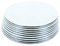 Culpitt 8 Round Turned Edge Cake Cards, Cake Boards, Silver Fern, 1.75mm Thick, Hand Finished, Made in the UK, Pack of 10-8'' (203mm)