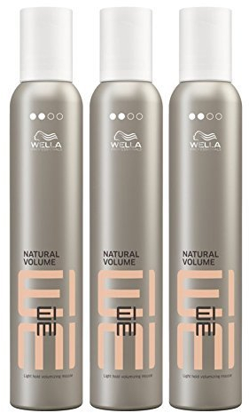 Wella EIMI Natural Volume Styling Mousse 300ml X3