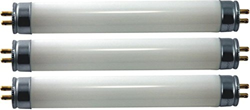Eiko F4T5/D High Output Linear Fluorescent (3-Pack), 4 Watts, G5 Base, T-5 Bulb, 6.0/152mm MOL, 0.63/16mm MOD, 115 Approx Initial Lumens
