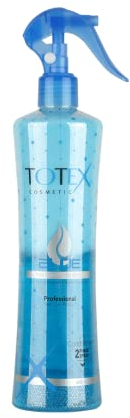 Totex 2 Phase Hair Conditioner Spray Blue 400ml – Leave In Conditioner for Damaged Hair, Detangling, Moisturising, Nourishing, Anti Frizz, Heat Protection, Professional Salon Quality