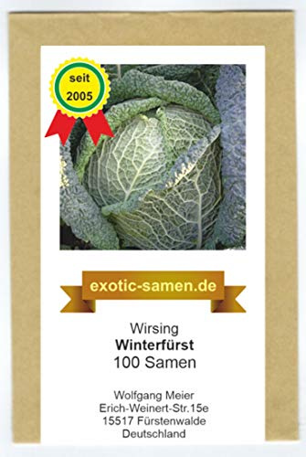 Winterwirsingkohl - Winterfürst -100 Samen