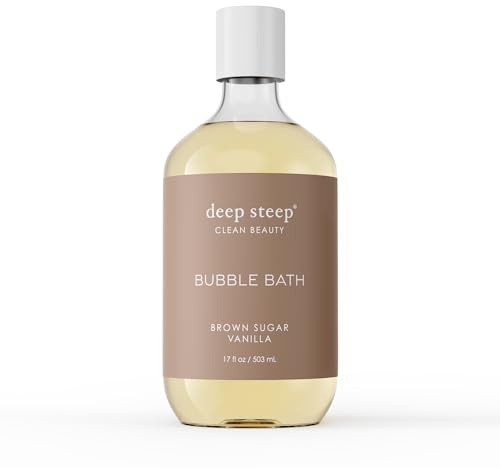 Djupt brant klassiskt bubbelbad, 50 ml, brun sockervanilj
