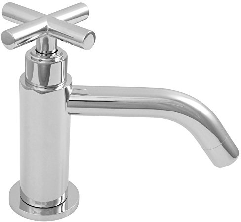 Welfenstein Kaltwasser Armatur KW-21T7 Wasserhahn mit Kreuzgriff für Gäste-WC