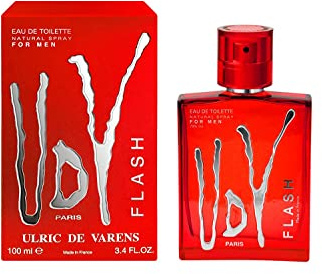 ULRIC DE VARENS - Eau de Toilette UDV Flash - Fougère Orientale Marine - Parfum Homme - Vaporisateur - Made in France - 100 ml