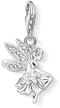 THOMAS SABO Dam SET0359-494-11-L1796 Clasp Charm, Silverfärger, Vit, En Storlek
