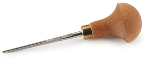 Pfeil Swiss Made 1 mm, Veiner, N° 11 - Poignée en bois dur, Alliage spécial en acier au chrome vanadium, Aiguisé à la main