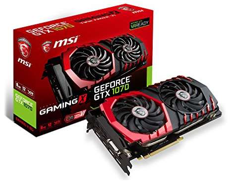MSI GeForce GTX 1070 GAMING X 8G Scheda Grafica da Gaming da 8GB, Nero