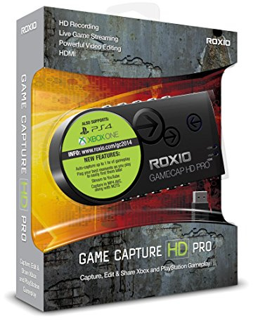 Corel Roxio Game Capture HD Pro USB 2.0 Video-Capture-Board – NTSC Video Grabber, 480p, 576p, 720p, 1080i, 1080p, AAC, MP3, WAV, WMA, BMP, GIF, JPG, PNG, TIF, AVI, DIVX, MOV, MP4, WMV