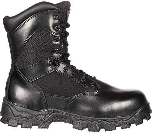 ROCKY Alpha Force Waterproof 400G Insulated Public Service Boot, Black, Size 13(W)