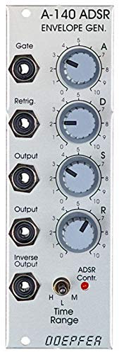 Doepfer A-140 ADSR - Modular Synthesizer - Envelope-Modul - Retrigger-Funktion, Anpassbare Zeitspanne, Normale und invertierte Ausgänge