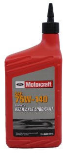 Ford Genuine Ford Fluid XY-75W140-QL SAE 75W-140 Synthetic Rear Axle Lubricant - 1 Quart
