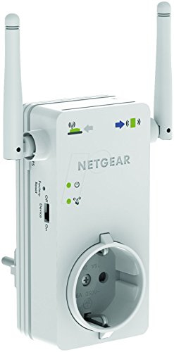 Netgear WN3100RP-100PES N-300 WLAN (Repeater) (300 Mbps, LAN Port, WPS, integrierte Steckdose)