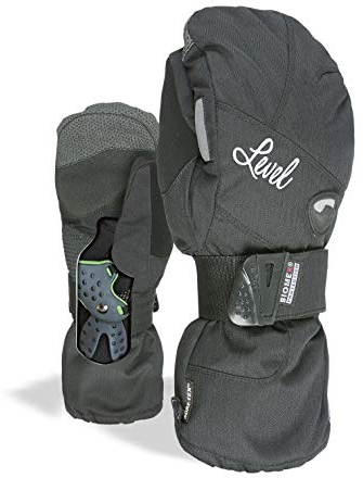 Level Half Pipe Gore-Tex - Snowboard Handschuhe, Thermohandschuhe Winter Herren mit Verstellbarem Riemen und Stulpe, Ski- und Winterhandschuhe Herren Wasserdicht, Atmungsaktiv für Snowboard - 1 Paar