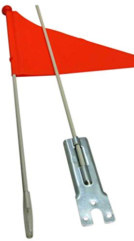 Land-Haus-Shop Kinderfahrradfahne für mehr Sicherheit, Kinder Sicherheits Fahrrad Fahne, orange (LHS)