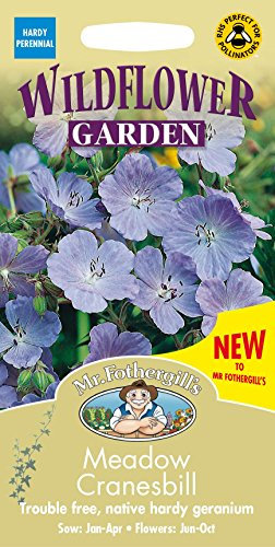 Mr Fothergills - Pictorial Packet - Wildflower - Meadow Cranesbill - 20 Seeds