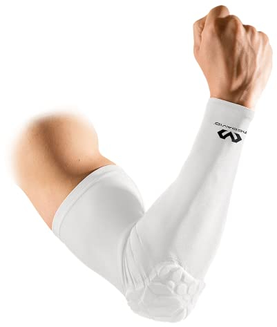 McDavid HexPad Armstulpe 6500 Power Shooter, White, S, Weiß